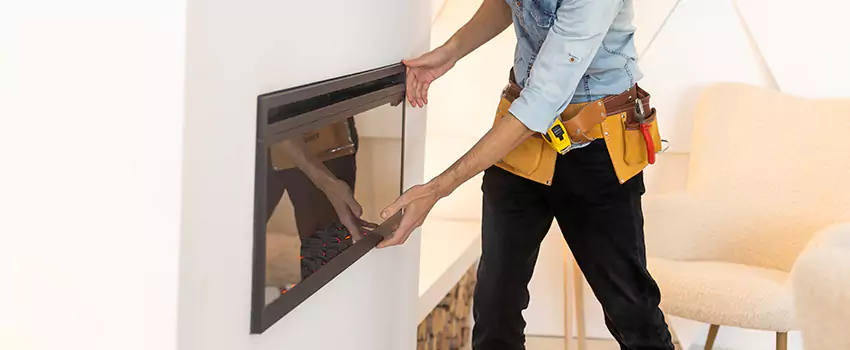 Metal Fireplace Installation in Melrose, Massachusetts