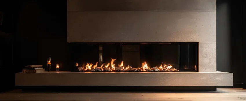 Gas Fireplace Ember Bed Design Services in Melrose, Massachusetts