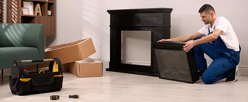 Old Rusted Metal Fireplace Repair And Replacement in Melrose, MA